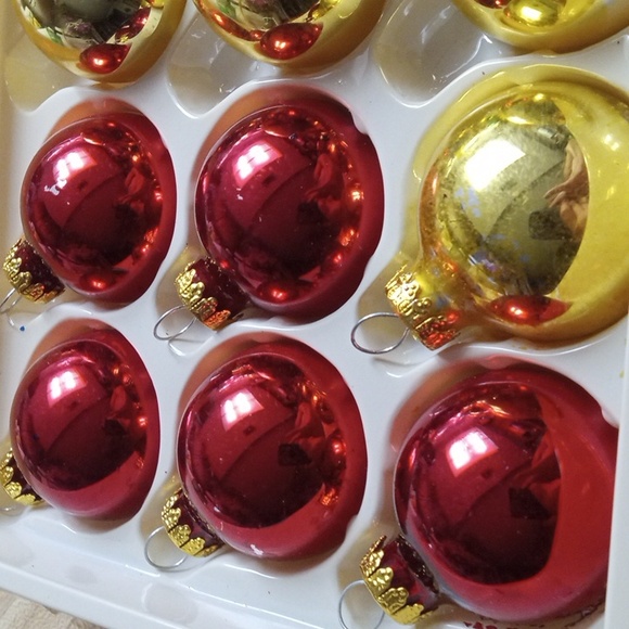 Bin001 18 Vintage Mercury Glass Ornaments - Picture 7 of 8